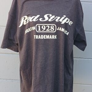 Vintage Red Stripe men's t-shirt